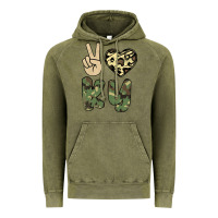 Vintage Olive Peace Love Vintage Hoodie - Bettercallsaul