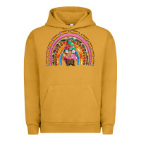 Pigment Peanut Butter teacher gnome rainbow Urban Hoodie - Artiststas