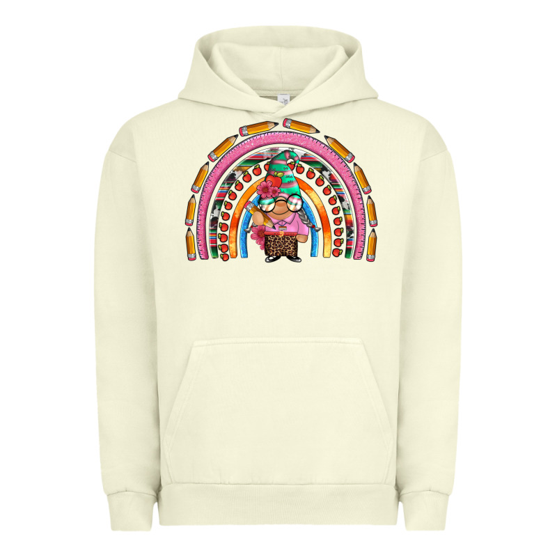 Teacher Gnome Rainbow Urban Hoodie by Artiststas | Teevron