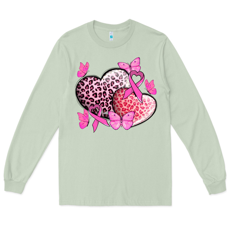 Cancer Hearts Cancer Awaneress Long Sleeve Tee by HowdyJamesFarm | Teevron