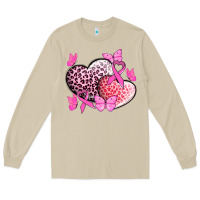 Mushroom Cancer hearts Cancer Awaneress Long Sleeve Tee - HowdyJamesFarm