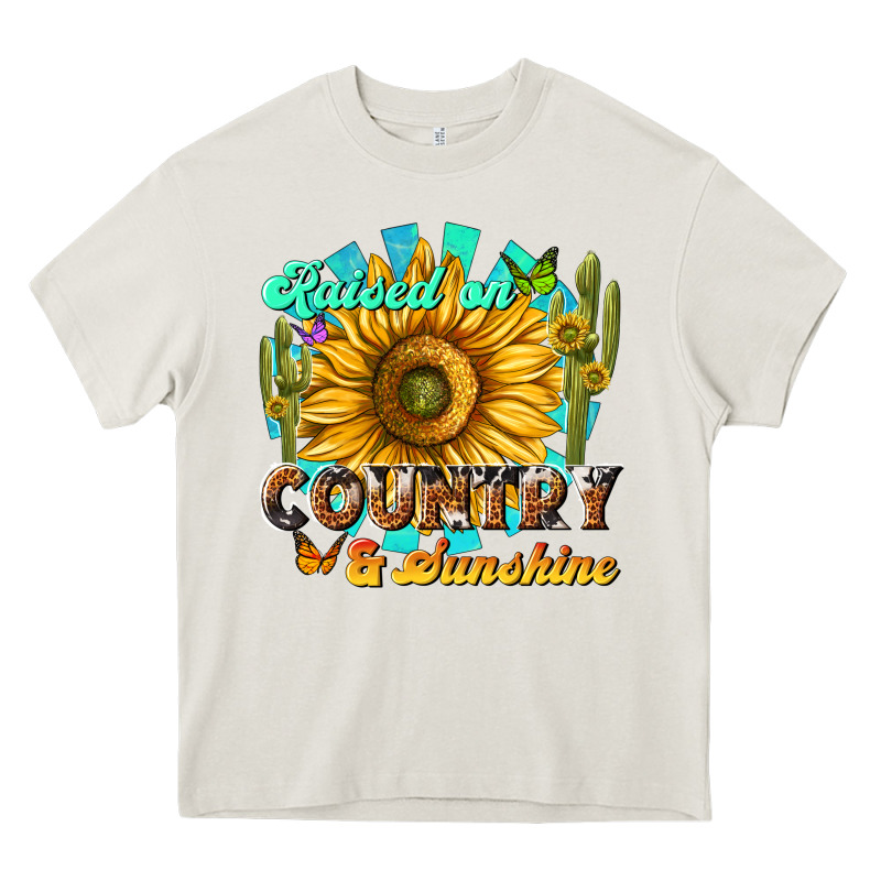 Raised On Country  Sunshine Heavy Core Tee by NancyCooperArtShop | Teevron