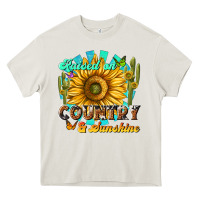 Cream raised on country  sunshine Heavy Core Tee - NancyCooperArtShop