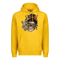 Lemon American Mother skull Mother's Day Premium Hoodie - FaDigitalArtStudio