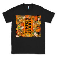 Black Pumpkin Junkie Classic Tee - RanaPortraitStore