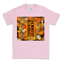 Bubblegum Pink Pumpkin Junkie Classic Tee - RanaPortraitStore