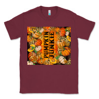 Burgundy Pumpkin Junkie Classic Tee - RanaPortraitStore