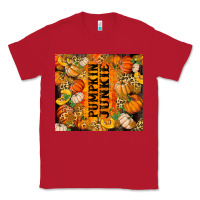 Red Pumpkin Junkie Classic Tee - RanaPortraitStore