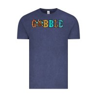 Vintage Denim gobble thanksgiving turkey Vintage Tee - RanaPortraitStore