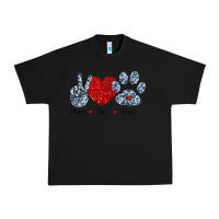 Black Peace Love Paws Urban Heavy Tee - Bettercallsaul