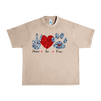 French Oak Peace Love Paws Urban Heavy Tee - Bettercallsaul
