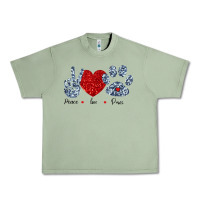 Oil Green Peace Love Paws Urban Heavy Tee - Bettercallsaul