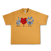 Peanut Butter Peace Love Paws Urban Heavy Tee - Bettercallsaul
