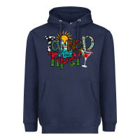 Navy Tanned And Tipsy Heavyweight Hoodie - CowhideDigitalArt