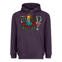 Plum Tanned And Tipsy Heavyweight Hoodie - CowhideDigitalArt