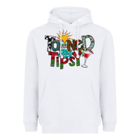 White Tanned And Tipsy Heavyweight Hoodie - CowhideDigitalArt