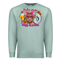 Seafoam Holy Cow 100 Days Of School Premium Sweatshirt - CowhideDigitalArt
