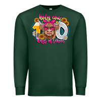 Sports Green Holy Cow 100 Days Of School Premium Sweatshirt - CowhideDigitalArt
