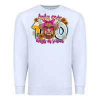 White Holy Cow 100 Days Of School Premium Sweatshirt - CowhideDigitalArt