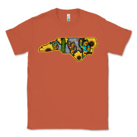 Copper Western North Carolina Map Sunflower Classic Tee - Bettercallsaul