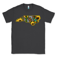 Smoke Western North Carolina Map Sunflower Classic Tee - Bettercallsaul