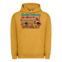 Pigment Peanut Butter student delivery specialist school bus Urban Hoodie - Artiststas