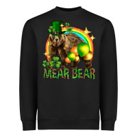 Black St. Patrick's Day mear bear Heavyweight Sweatshirt - HowdyJamesFarm