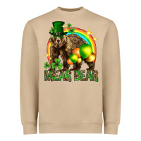 Mushroom St. Patrick's Day mear bear Heavyweight Sweatshirt - HowdyJamesFarm