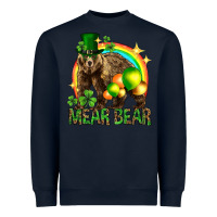 Navy St. Patrick's Day mear bear Heavyweight Sweatshirt - HowdyJamesFarm