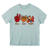 Arona peace love firefighter Heavy Core Tee - NancyCooperArtShop