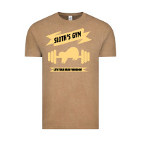 Vintage Coffee Sloth s Gym Vintage Tee - Bettercallsaul