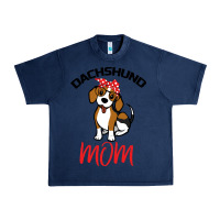 Navy Dachshund Mom Urban Heavy Tee - Bettercallsaul