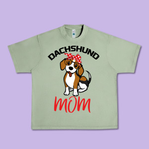 Dachshund Mom Urban Heavy Tee Designed By Bettercallsaul