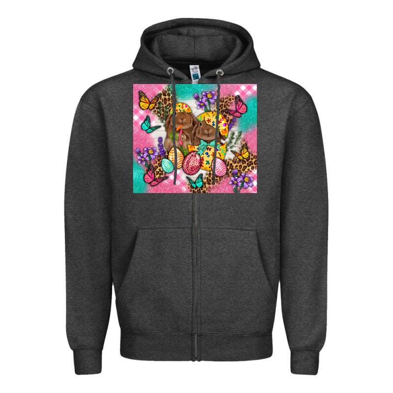 Easter Bunnies And Egg Tumbler Zipper Hoodie by BundleAndBundleShop | Teevron