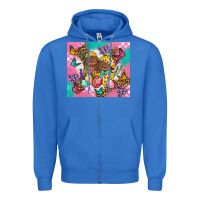 True Royal Easter Bunnies And Egg Tumbler Zipper Hoodie - BundleAndBundleShop