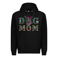 Black Christmas dog mom pitbull Premium Hoodie - RanaPortraitStore