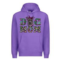 Purple Christmas dog mom pitbull Premium Hoodie - RanaPortraitStore