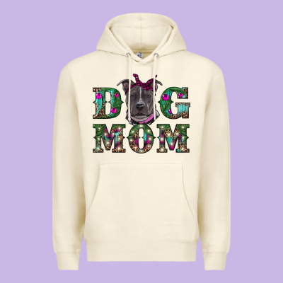 Christmas Dog Mom Pitbull Premium Hoodie Designed By Ranaportraitstore