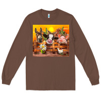 Chestnut farm animal Long Sleeve Tee - TumblerDesignByShophia