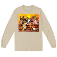 Mushroom farm animal Long Sleeve Tee - TumblerDesignByShophia