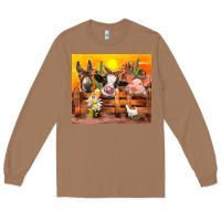 Toasted Coconut farm animal Long Sleeve Tee - TumblerDesignByShophia