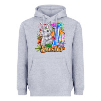 Heather Grey MY easter Heavyweight Hoodie - CowhideDigitalArt