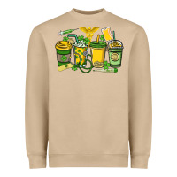 Mushroom St. Patrick's Day Nurse coffee cups Heavyweight Sweatshirt - HowdyJamesFarm