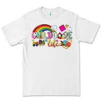 White childcare life Premium Tee - NancyCooperArtShop