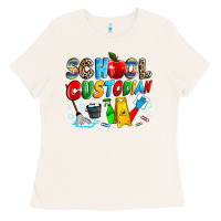 Bone school custodian Ladies Tee - NancyCooperArtShop