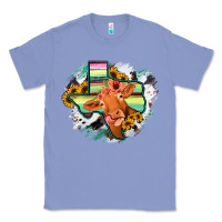 Colony Blue Western Texas Flag Cow Portrarit Classic Tee - Bettercallsaul