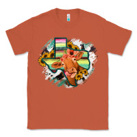 Copper Western Texas Flag Cow Portrarit Classic Tee - Bettercallsaul