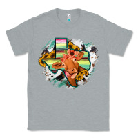 Western Texas Flag Cow Portrarit Classic Tee | Teevron
