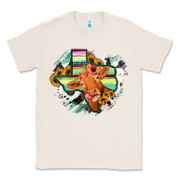 Natural Western Texas Flag Cow Portrarit Classic Tee - Bettercallsaul