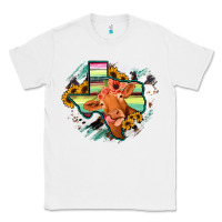 White Western Texas Flag Cow Portrarit Classic Tee - Bettercallsaul